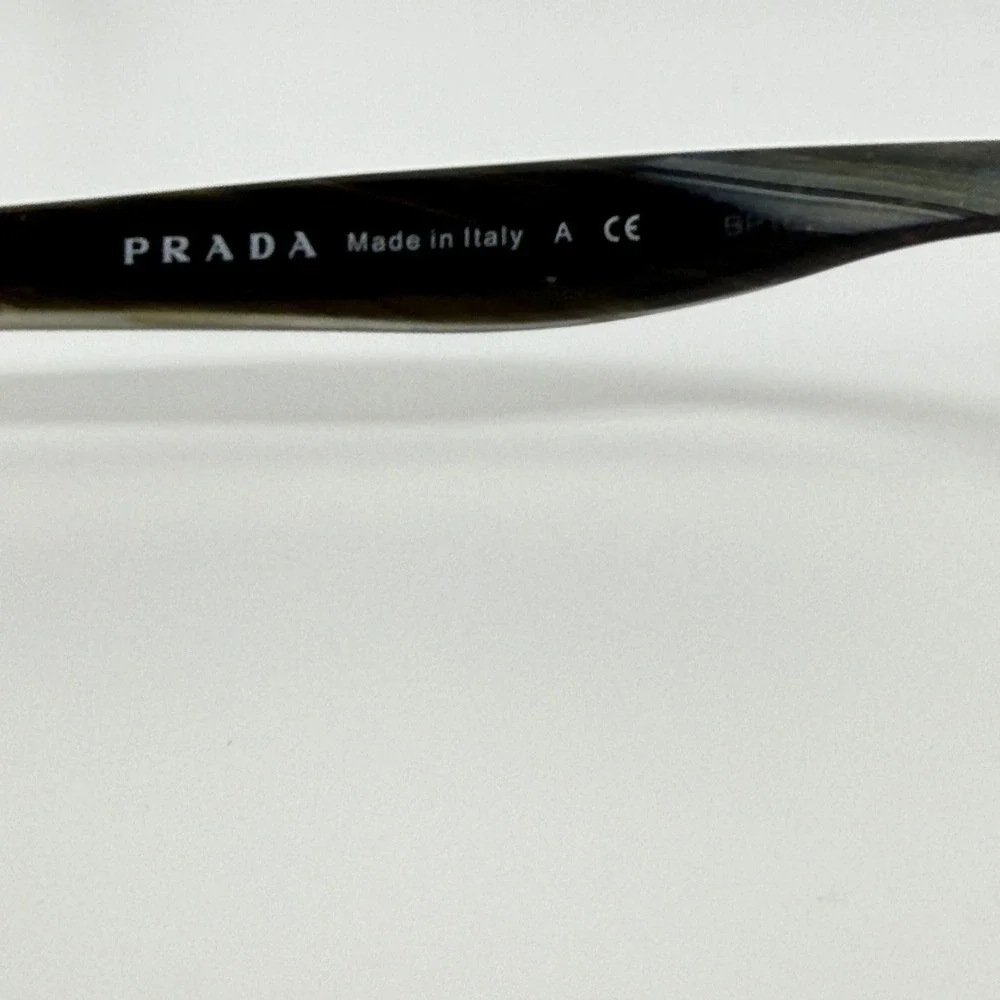 Prada VPR 500 eyeglasses frames metal rectangle women Italy‎ 52 17 135 21428